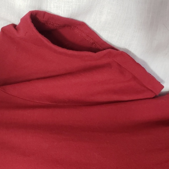 Shein. Red, Short Sleeves, Cropped Baby Doll Top. EUC Size 3X - Picture 2 of 10